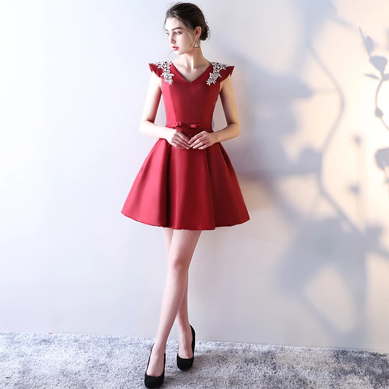 Beading Sequins Cap Sleeve Satin Lace Evening Dress Beading Sequins Cap Sleeve Satin Lace Evening Dress 3