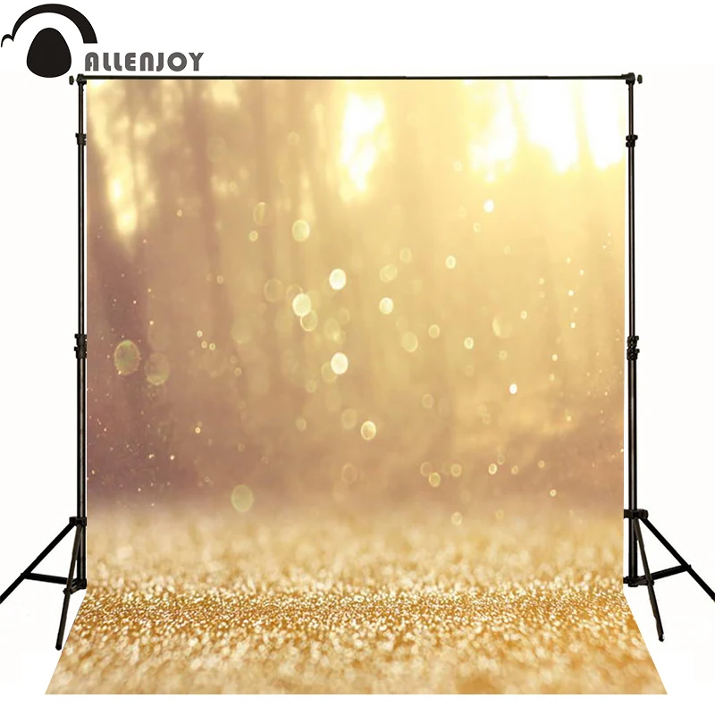 Allenjoy photographic background Golden autumn sunshine texture photo