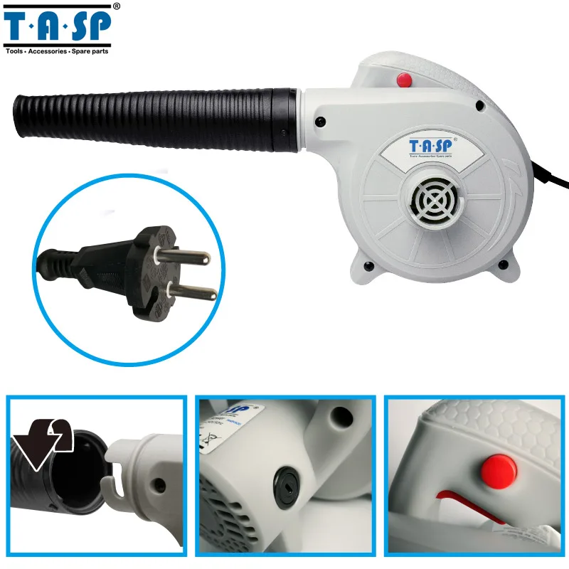 TASP 220V 600W Electric Air Blower Hand Turbo Fan Computer Dust Cleaner Collector -MABV600 