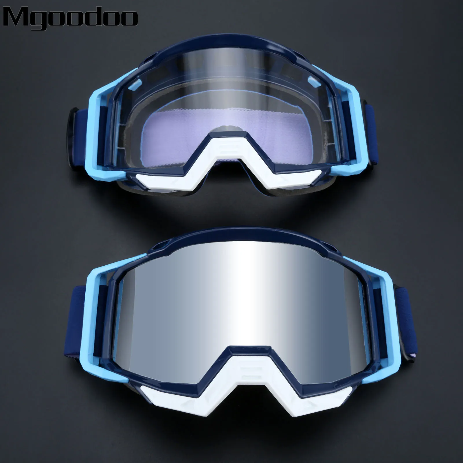 

Motorcycle Protective Gears Flexible Cross Helmet Face Mask Motocross Goggles ATV Dirt Bike UTV Eyewear Gear Glasses