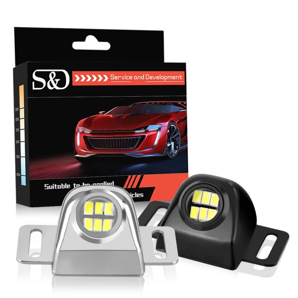 S&D Universal Car LED Reverse Lights External Backup Lights 6000K White