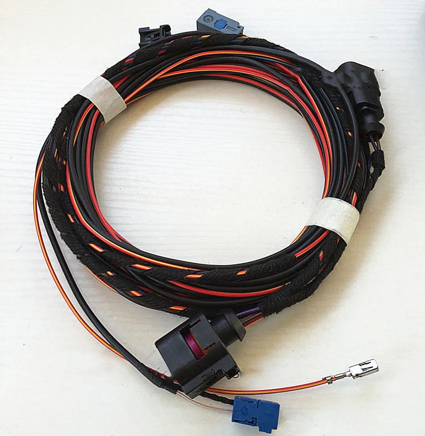 

Rear View Camera Reversing Logo Camera Cable 5GG827469F Wire Harness Fit For Golf 7 MK7 VII