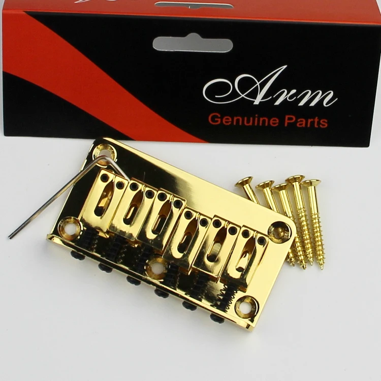high grade gold electric guitar fixed bridge gilded tailpiece BN003