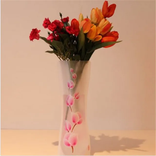WEEDDIE Eco Friendly Foldable Folding Flower PVC Durable Vase Home Wedding Party Easy To Store weeddie-eco-friendly-foldable-folding-flower-pvc-durable-vase-home-wedding-party-easy-to-store