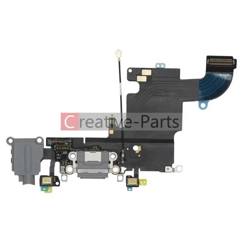 Original Deep Gray Color Charging Charger Port USB Dock Connector Flex Cable For iPhone 6s 4.7 With Headphone Audio Jack &amp Mic |