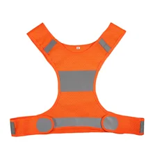 Велосипедный жилет для бега на открытом воздухе, светоотражающий жилет, тканевый Регулируемый легкий защитный жилет, спортивная экипировка для женщин и мужчин, для бега, ciclismo