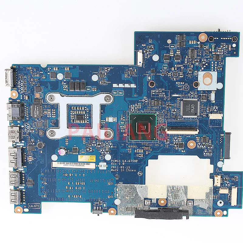  Laptop motherboard for Lenovo G470 PC Mainboard PIWG1 LA-6759P HDMI full tesed DDR3