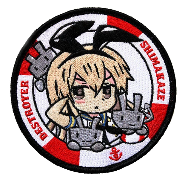 Коллекция Kantai нашивки SHIMAKAZE искусственная нашивка сумка аппликация косплей
