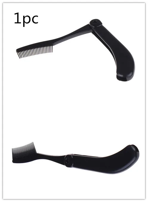 Hot 1pc Foldable Eyelash Comb Eyelash Extension Tool Make Up Brushes Women Eyebrow Eyelash Comb High Quality
