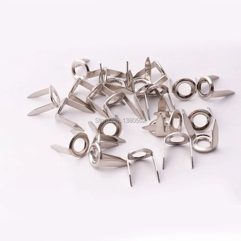 100pcs 7*9mm metal silver color Spikes rivet Garment Rivets for