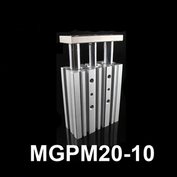 

MGPM20-10 Bore 20mm Stroke 10mm Compact Guide Air Cylinder Double acting MGP PNEUMATIC Three rod SLIDE TABLE CYLINDER ACTUATOR