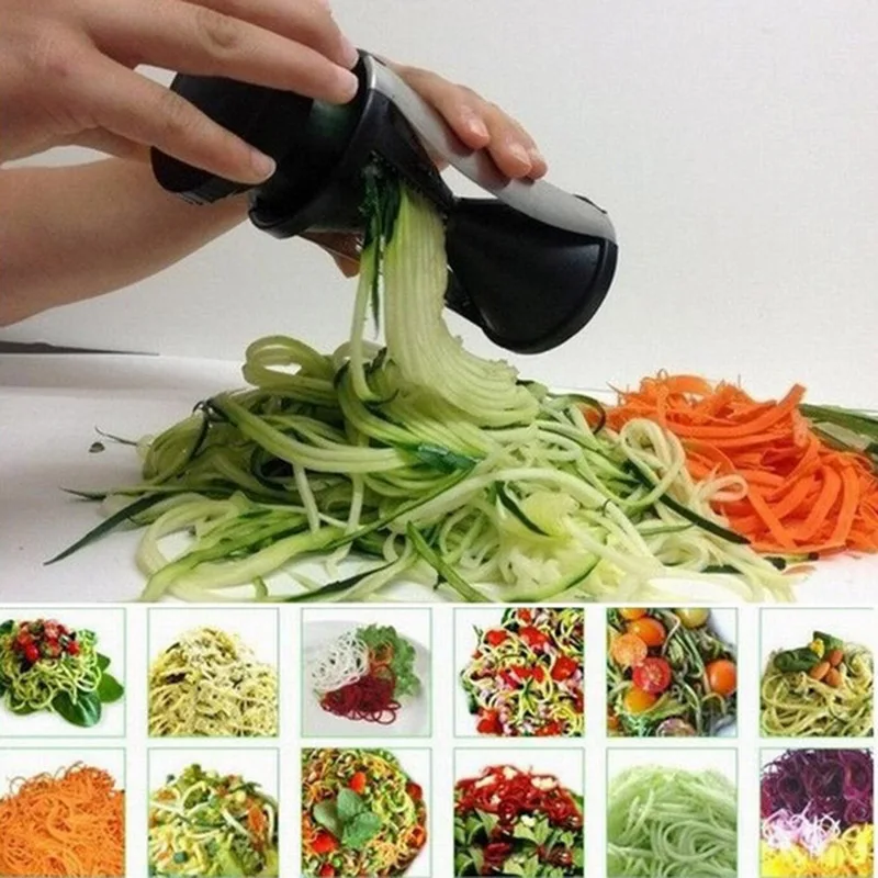 

Spiral Vegetable Slicer Graters Julienne Carrot Cutter Gadgets Tool Kitchenware Tools Kitchen Products Accessories Supplies