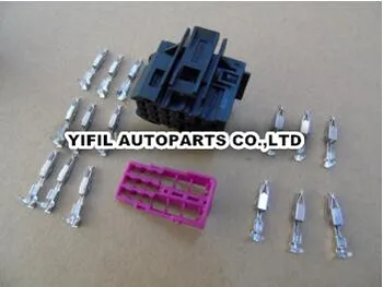 

50pcs/lot auto DJ7151-3.5/1.5-21 15 pin female harness wire motorcycle connector