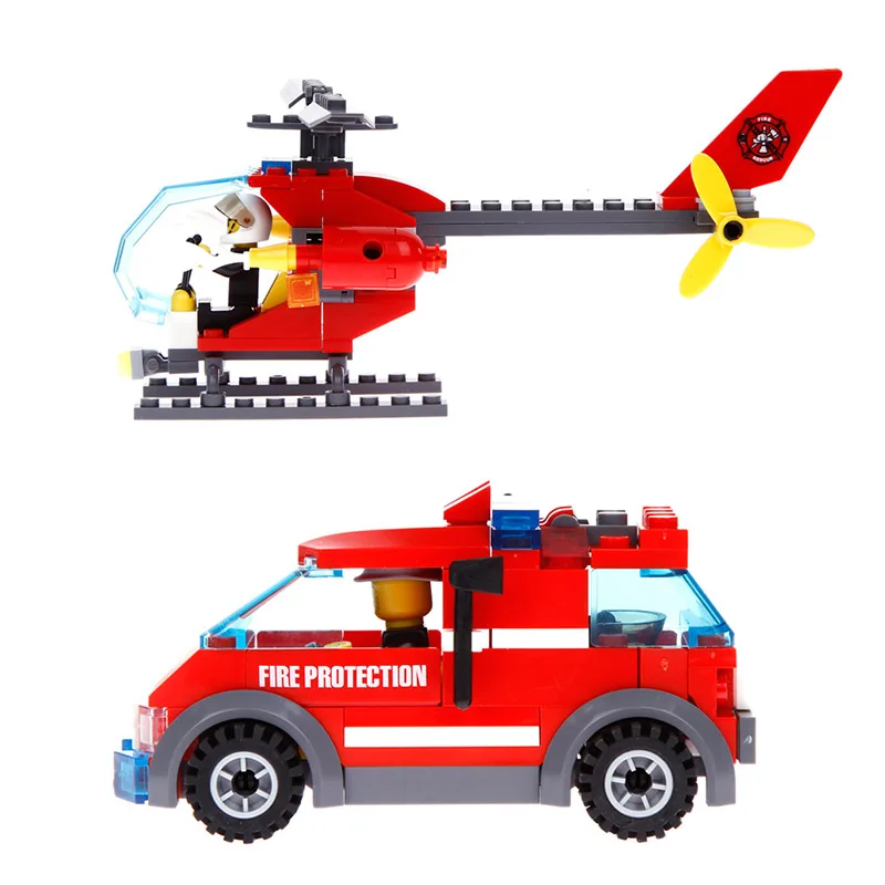 89pcs Fire Rescue Helicopter Legoings Constructor Building Blocks Kit Children Educational Toys Gift Brinquedos 89pcs Fire Rescue Helicopter Legoings Constructor Building Blocks Kit Children Educational Toys Gift Brinquedos