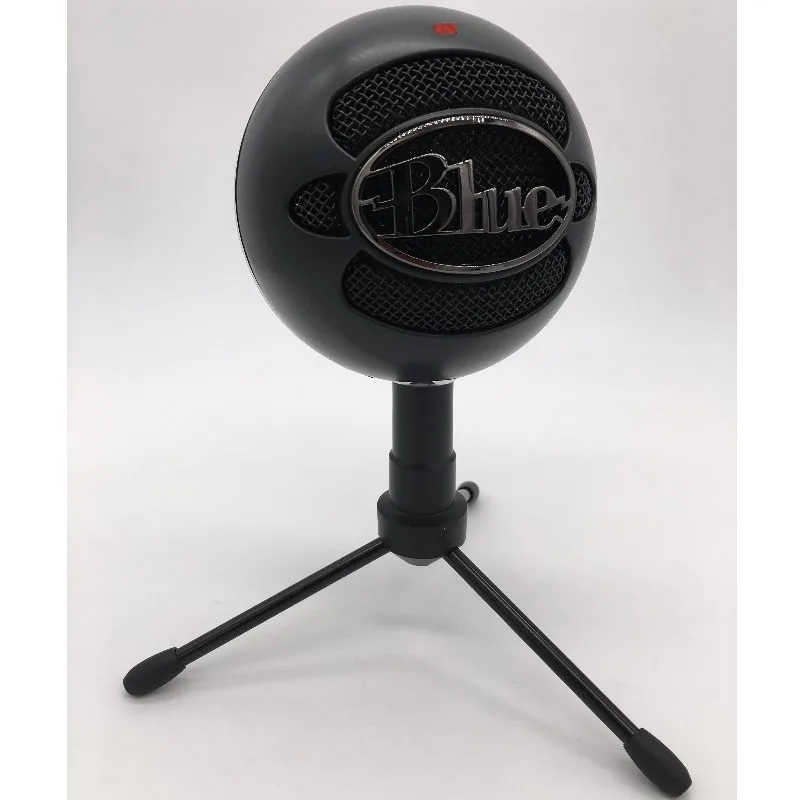 Condensador para gravação, música, podcasts, jogos, bola de gelo azul  original, microfone de gravação para capturar voz, música, jogos, mesa de  gelo - AliExpress