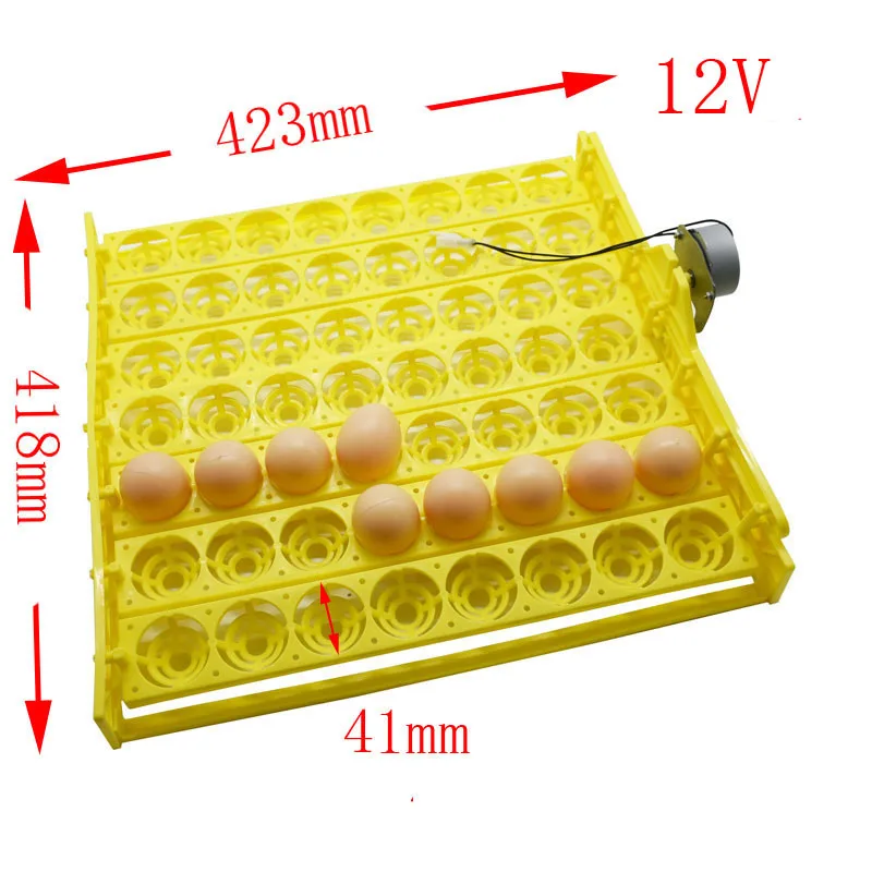 56 яиц инкубатор 220 В/110 В курица утка и другая птица автоматический инкубатор яиц птицы инкубационное оборудование 1 комплект - Цвет: 12V