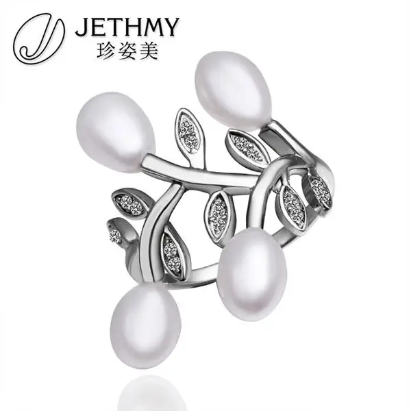 R008 wholesale latest pearl ring designs for women | Украшения и аксессуары