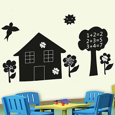 house and yard film top grade creative chalkboard wall sticker vinyl