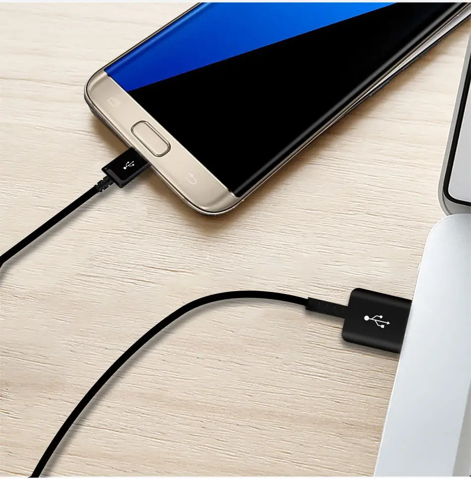 Samsung S6 S7edge 2A 1,2 м микро USB кабель для android-устройств для быстрой зарядки и передачи данных кабели СВЕТОДИОДНЫЙ модуль панели управления USB кабель C5 J1 Note2