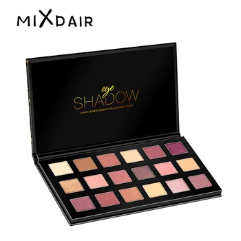 

MIXDAIR Makeup Palette Eyeshadow Pigment 18 Colors Matte Shimmer Glitter Easy To Wear Eyeshadow Pallete Long Lasting Maquiagem