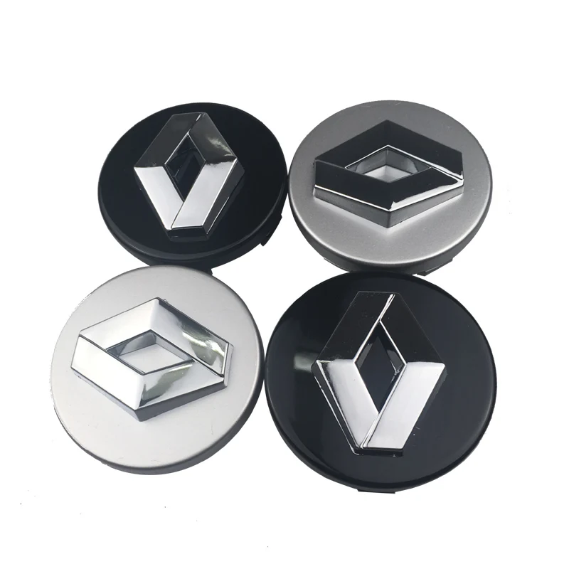 

4pcs 57mm 60mm Renault auto car Wheel Center Hub Caps Dust-proof Badge covers Koleos Logan Fluence Duster Megane 2/3