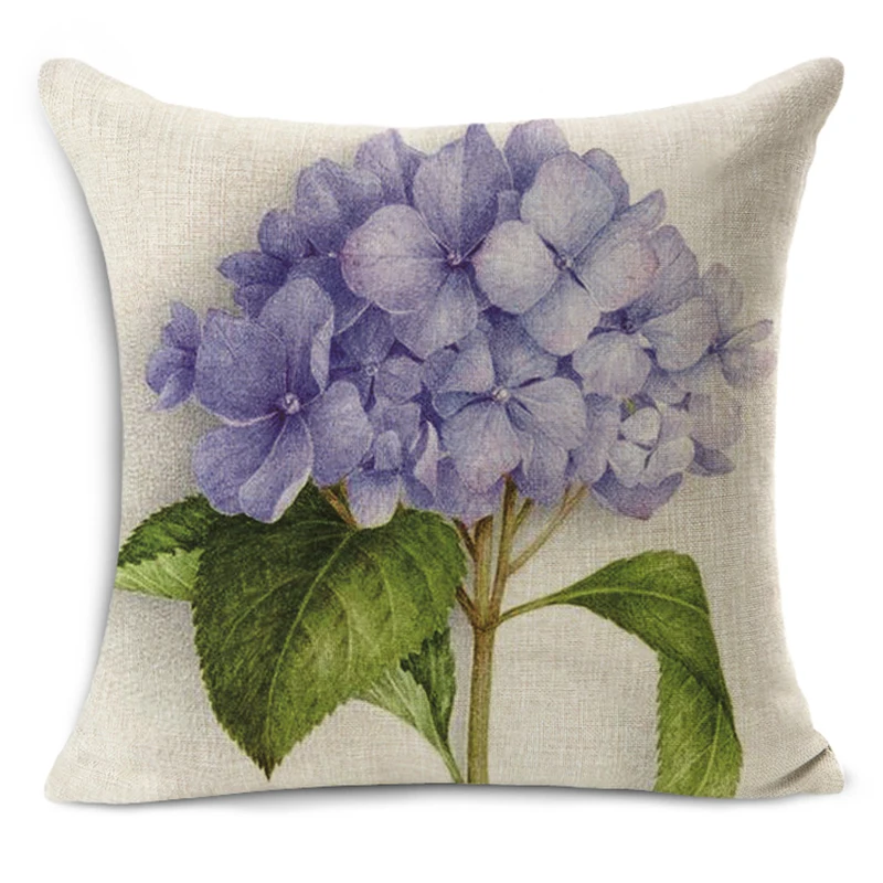 

Nordic Home Decor Cushion Throw Pillows Sofa Char Seat Vigtage Flowers Cushioncover Decorative 45*45 CM Pillowcase