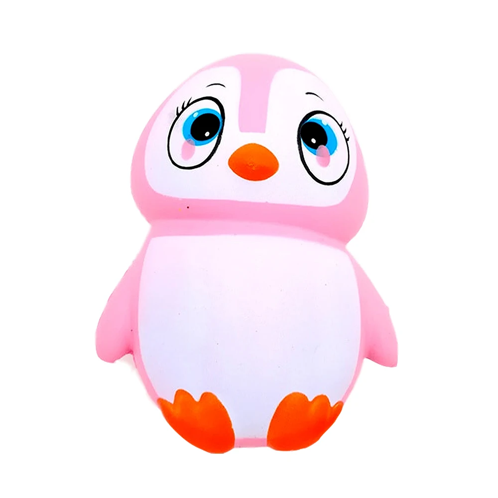 Игрушка в виде пингвинов животных медленно поднимающийся jumbo Антистресс игрушка для снятия стресса, squeeze игрушки для детей, подарок на год антистресс