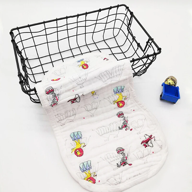 Мультфильм отрыжка ткани детские Burp Полотна органический хлопок мягкие и впитывающие полотенца нагрудник отрыжка Babador Sem Fret