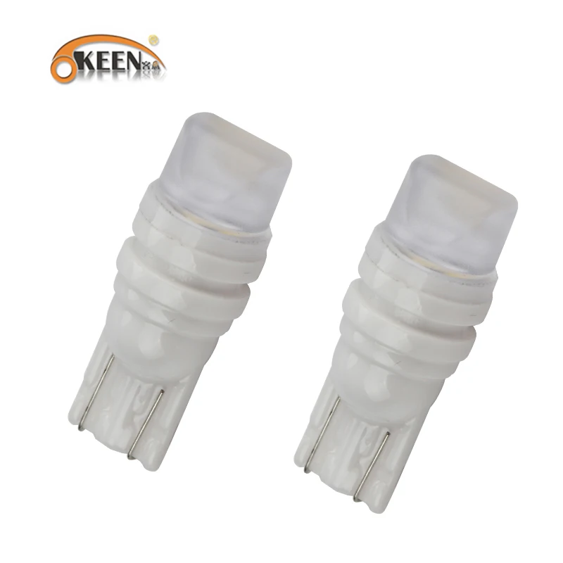 Керамичессветодиодный светодиодные лампы OKEEN T10 W5W 168 194 COB 2 шт. светосветильник