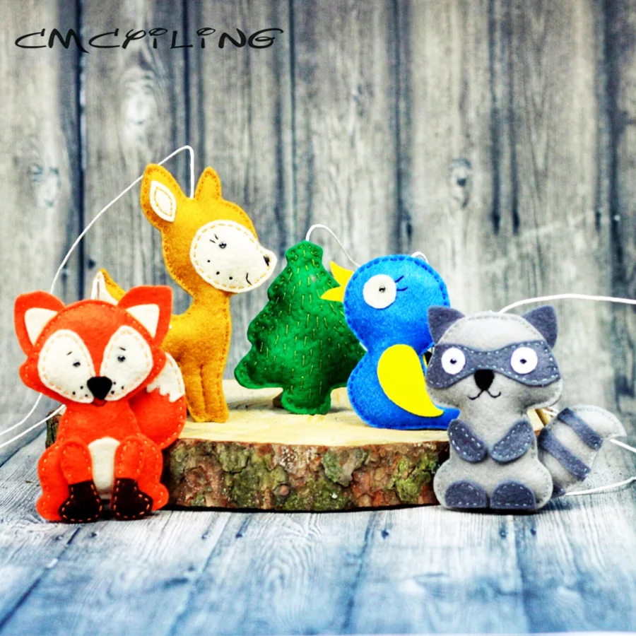 Wool Felting Kit Needle Felt Kit Needle Felting Wool Felt Fabric Sheet CMCYILING Soft Felt Fabric For Needlework DIY Sewing Dolls Crafts Non-Woven Polyester Cloth 45cmx110cm