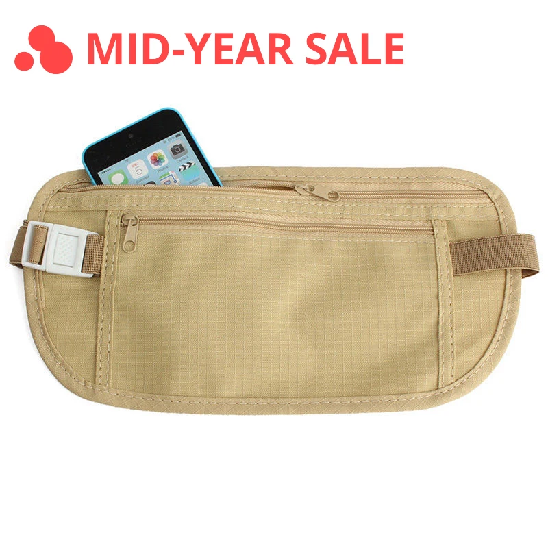 Дорожная поясная сумка для паспорта поясная барсетка скрытый горячий Невидимый безопасный кошелек Подарочная сумка для ремня Bolsa ins