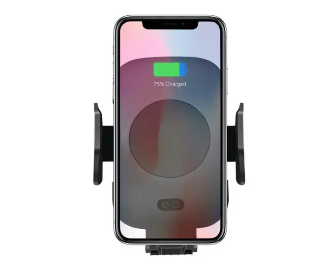 Infrared Fast Wireless Car Charger Mount For IPhone X 8 10W Automatic Qi Wireless Charging Air Vent Phone Holder For Samsung S9