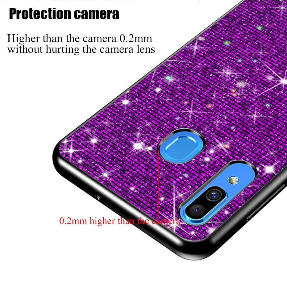 Чехол для Samsung Galaxy A30 сетчатый Блестящий Мягкий чехол чехлы силиконовый A 30 2019 A305