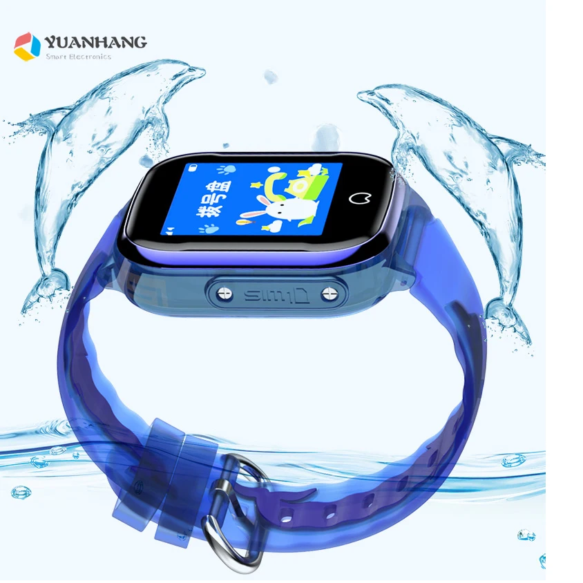 

2019 IP67 Waterproof Smart Tracker Locator Kids Baby SOS Call Remote Monitor Camera Alarm Sim Smartwatch Watch Wristwatch