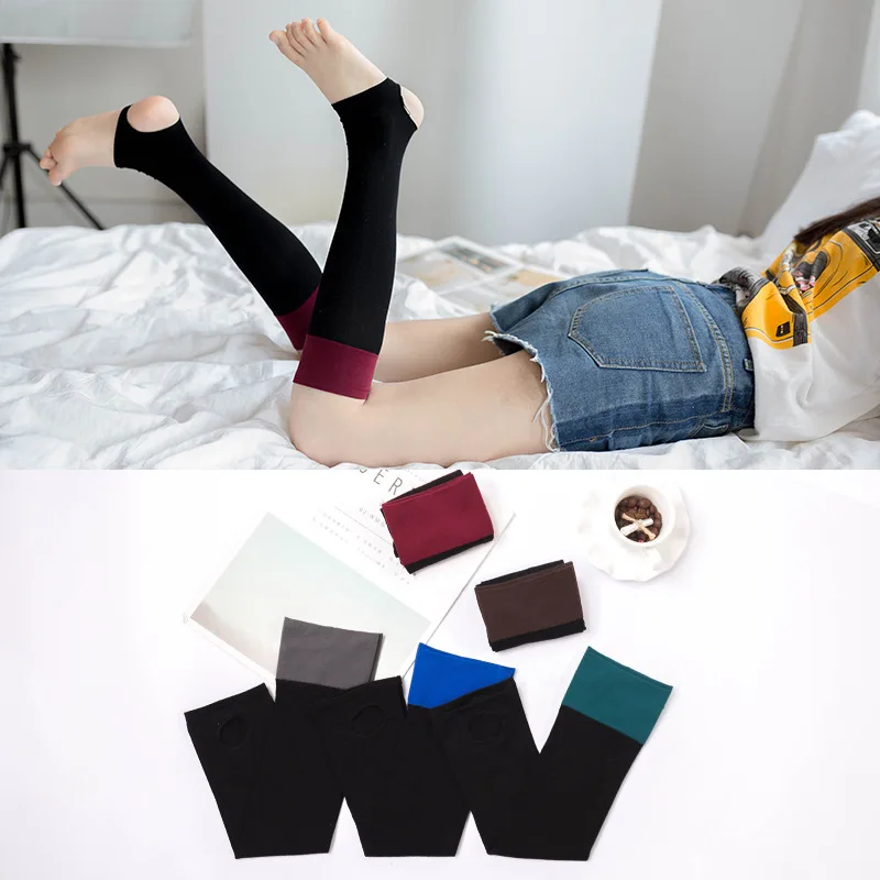 Color Matching Japanese Velvet Silk Trample Feet Ultra thin Practise