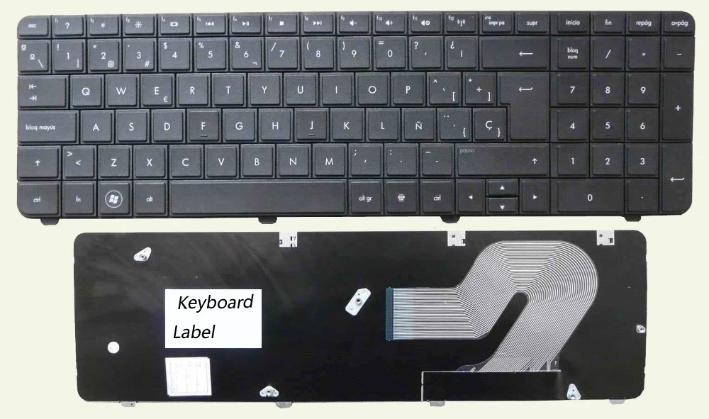 

News notebook Laptop keyboard for HP G72 G72-B66US G72-B60US SP layout