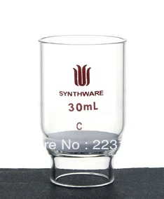 

synthware Gooch Crucible, Low Form, Capacity:30ml, Frit O.D:30mm, Porosity:G3