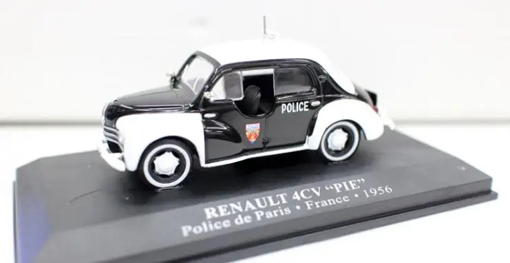 1:43 Масштаб сплава Модель автомобиля, высокая моделирования RENAULT 4CV пирог, металлические отливки, коллекция статической модели игрушечного автомобиля