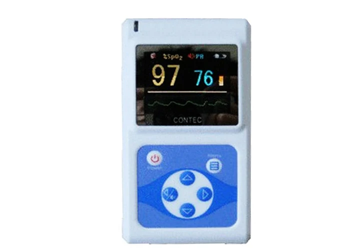 

CONTEC SPO2 PR Monitor CMS60D Color OLED Screen Electronic Portable Handheld Pulse Oximeter + Software multifunction oximeter