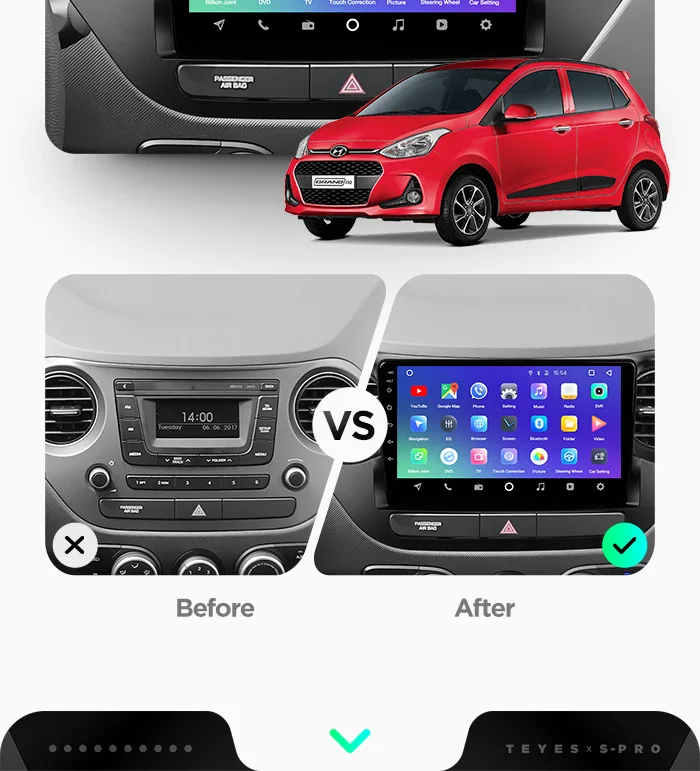 Flash Deal TEYES SPRO Car Radio Multimedia No 2 din Android 8.1 Video Player Navigation GPS For Hyundai I10 2013 2014 2015 2016 6