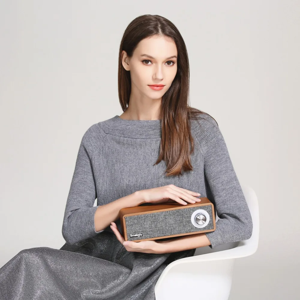 Fashion Classic Wooden Sound structure design Bluetooth Speaker Portable Wooden Wireless Speakers Stereo Mini Subwoofer