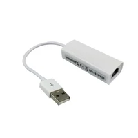 USB 2.0 Ethernet adapter 10/100 Mbps USB 2.0 to RJ45 Lan Network Ethernet Adapter Card For For Mac OS Android  Win 7 8 XP