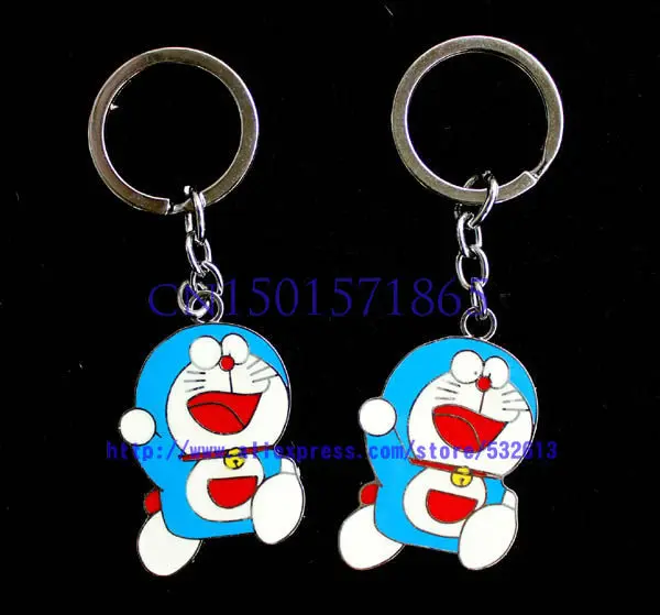 Free shipping lovely Doraemon key chain alloy 40pcs/lot | Украшения и аксессуары