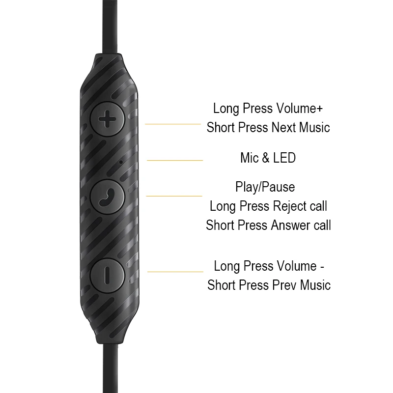 IBesi L08 спортивные Bluetooth наушники Магнитная металлическая Беспроводная гарнитура с шумоподавлением с микрофоном для iPhone xiaomi huawei