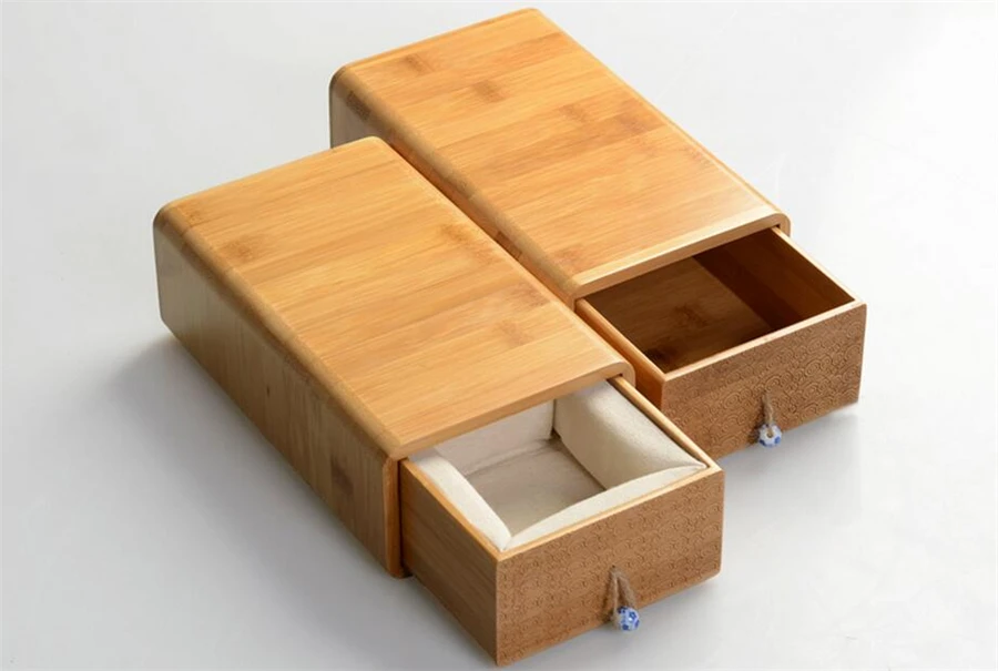 

Free Shipping Gift boxes Bamboo storage box jewelry tea leaf box collection Hand made