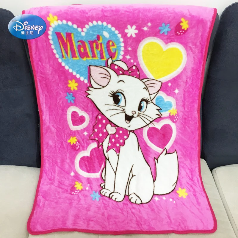 Disney Marie Cat коралловый флис пушистые одеяла на кровать диван кондиционер спальный чехол постельные принадлежности Простыня дети девочки подарки