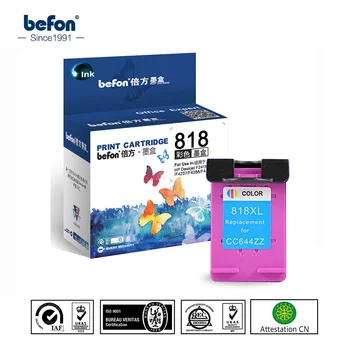 

befon Re-manufactured 818XL Color Ink Cartridge Replacement for HP 818 for Deskjet F2418 2488 4238 4288 4488 D1688 2568 Printer