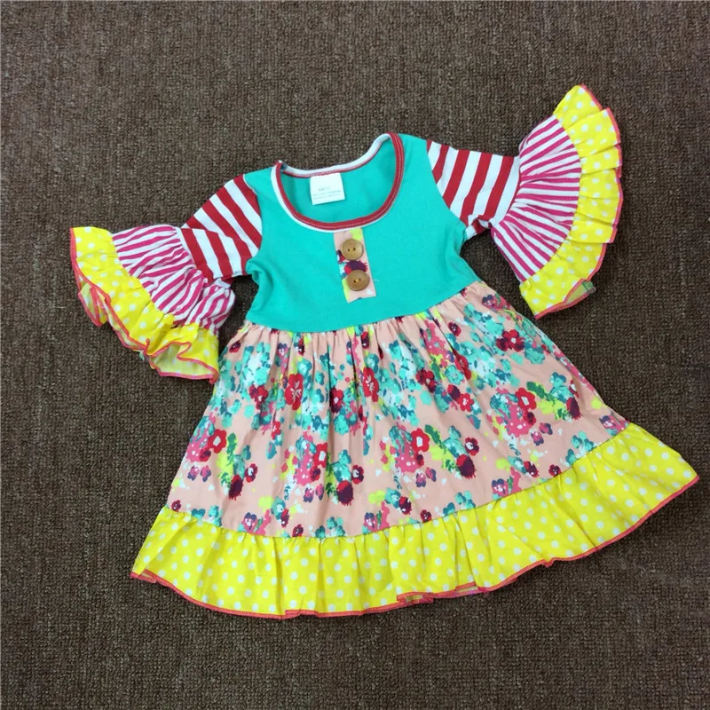 Baby 3 6 9 12 month Age yellow sleeveless 95 cotton Summer with Ruffle
