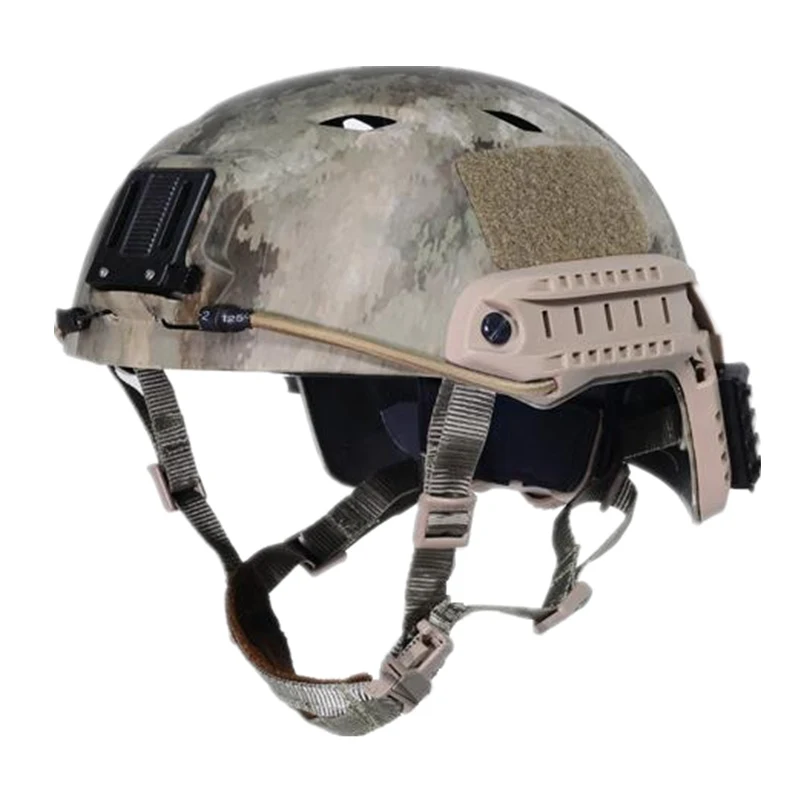 Тактический Защитный прыгающий шлем ACH базовый спортивный Быстрый Шлем BJ военный TACS CP ACU лесной пустыни FG HLD TYPHON Размер LXL - Цвет: A TACS