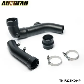 AUTOFAB- Black IntakeTurbo Charge Pipe Cooling Kit For BMW F20 F30 M135i M235i 335i 435i N55 3.0T AF-F22TK004P